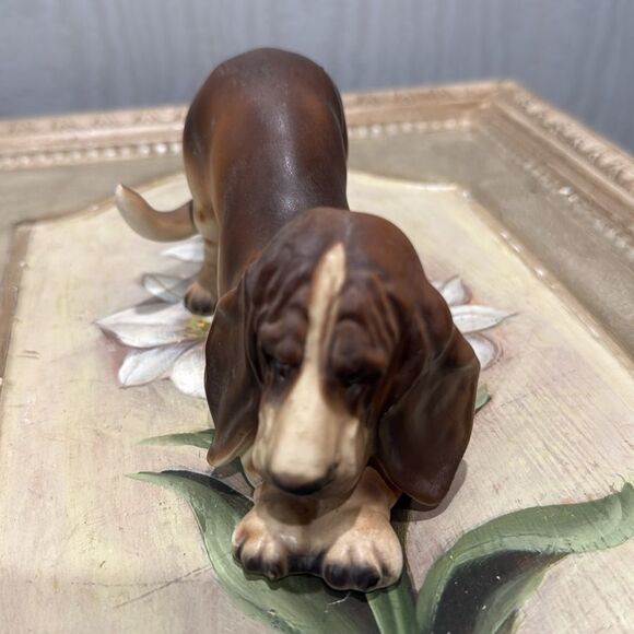 Vintage Norcrest Basset Hound Figurines Japan PLEASE READ DESCRIPTION - Picture 7 of 16